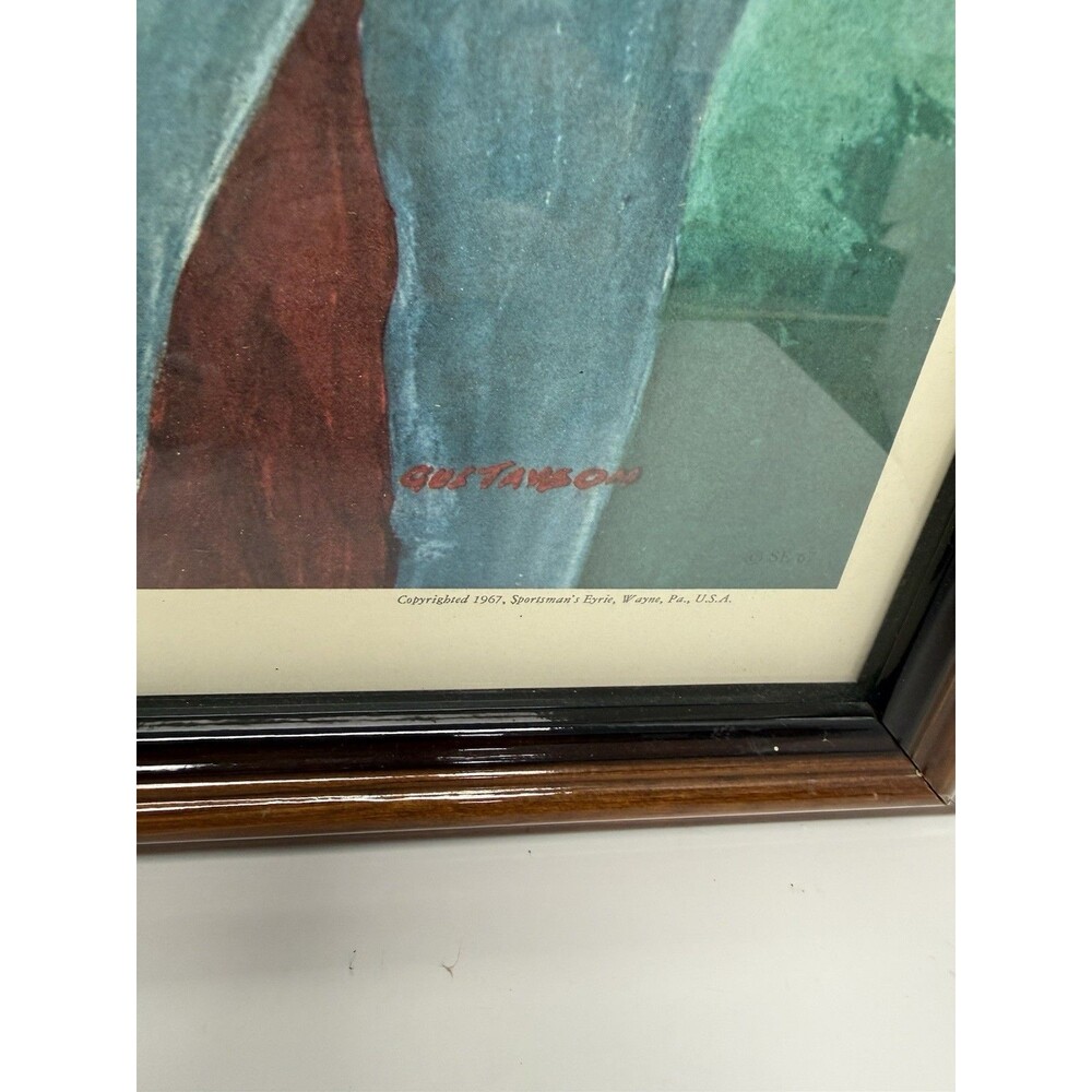 Sam Snead Signed Gustavson 1954 Masters Playoff Ben Hogan Golf Print Framed - Picture 2 of 11